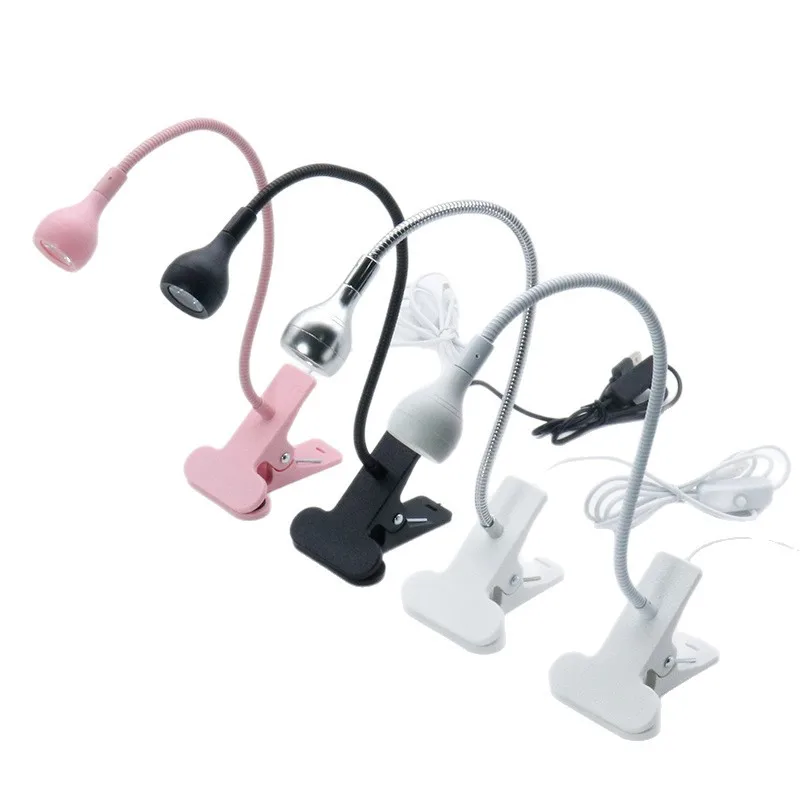 USB 네일 아트 LED 데스크 램프 보라색 빛 UV 경화 램프 네일 아트용 소형 야간 램프 광선요법 라이트
