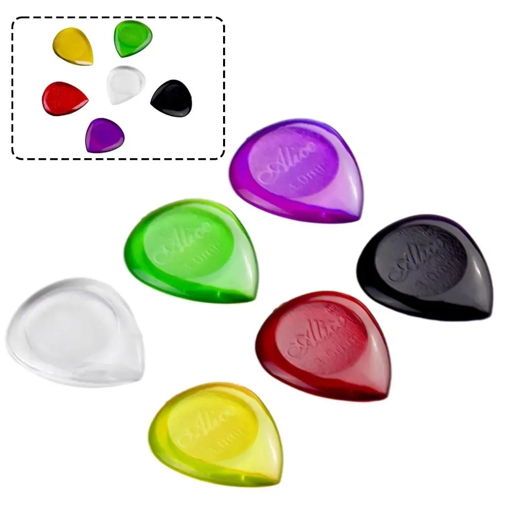 6Pcs Guitar Picks Acoustic Electric Bass Guitars Plectrum 1/2/3mm Fast Picking Electric Guitar Accessories