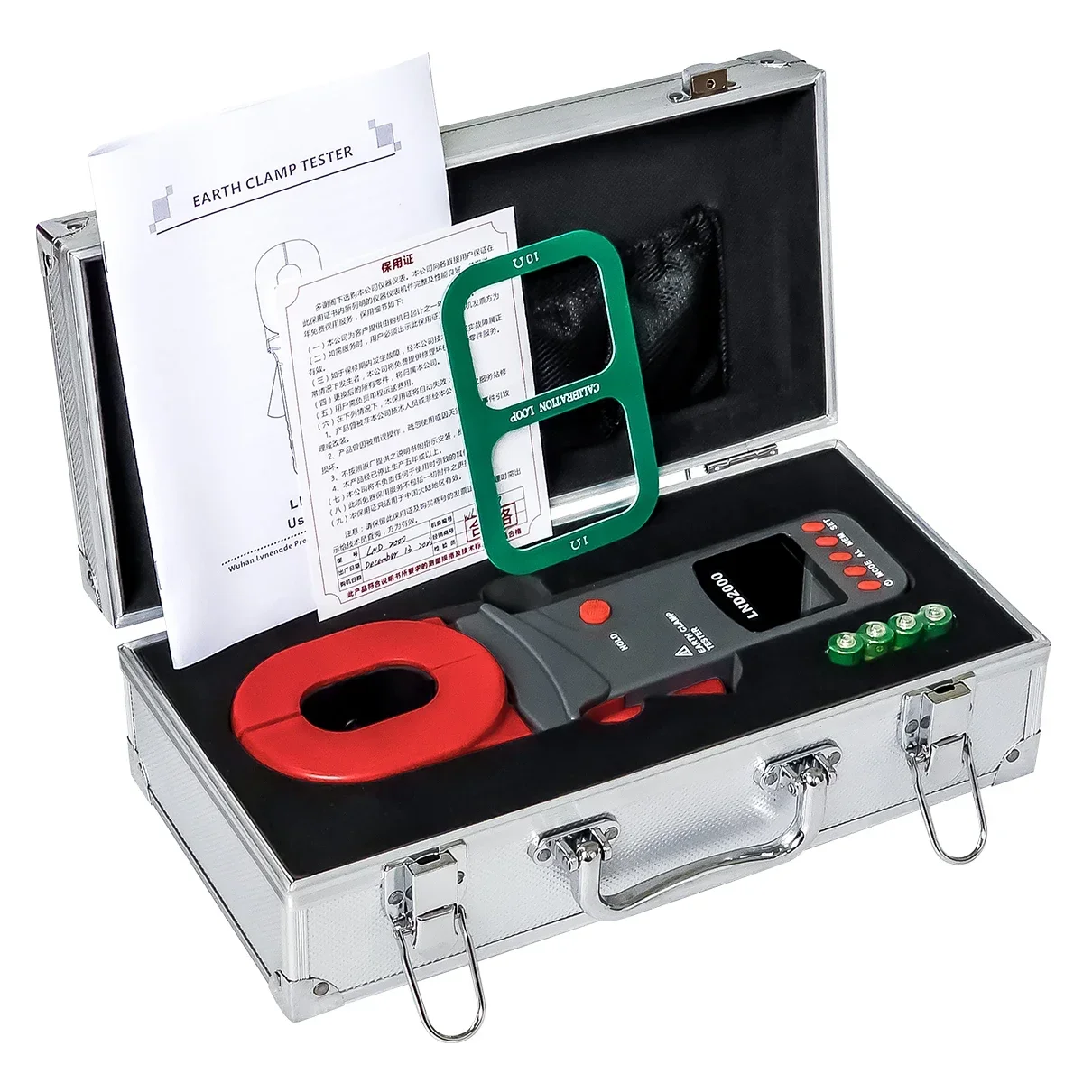 VLUUKE 0~200&Omega; Digital Clamp On Ground Earth Resistance Tester Meter / Clamp Earth Resistance Tester