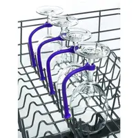 Red Wine Cup Holder Purple Flexible Washing Assistant High Quality Adjustable Bar Kitchen Tools Wine Glass Protector Dishwasher 2