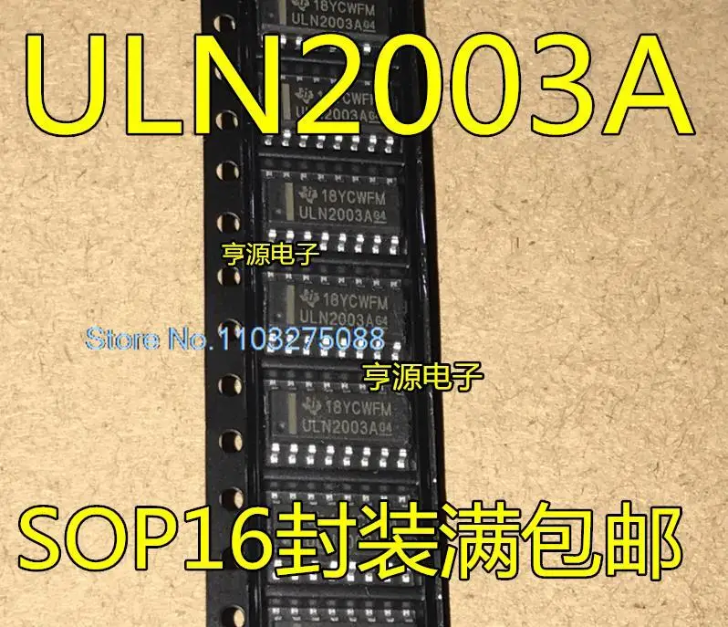 

(50 шт./лот) ULN2003 ULN2003A AI LV LVDR uln2003ader ULN2003AG ULN2003AIDR новый оригинальный стоковый чип питания