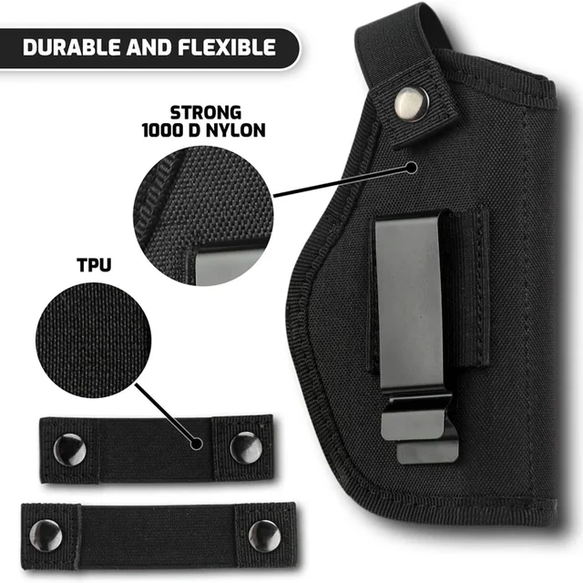 Holster Right Left OWB IWB Universal for Inside Concealed Carry Holster for G17 19 23 25 26 27 29 30 32 33 38 42 43 S&W M&P 5