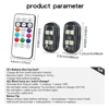 2/4pcs Wireless LED Strobe Lights Car Decor Atmosphere Light, 8 Colors Rechargeable Led Lights Anti-Collision LED Warning Light 2