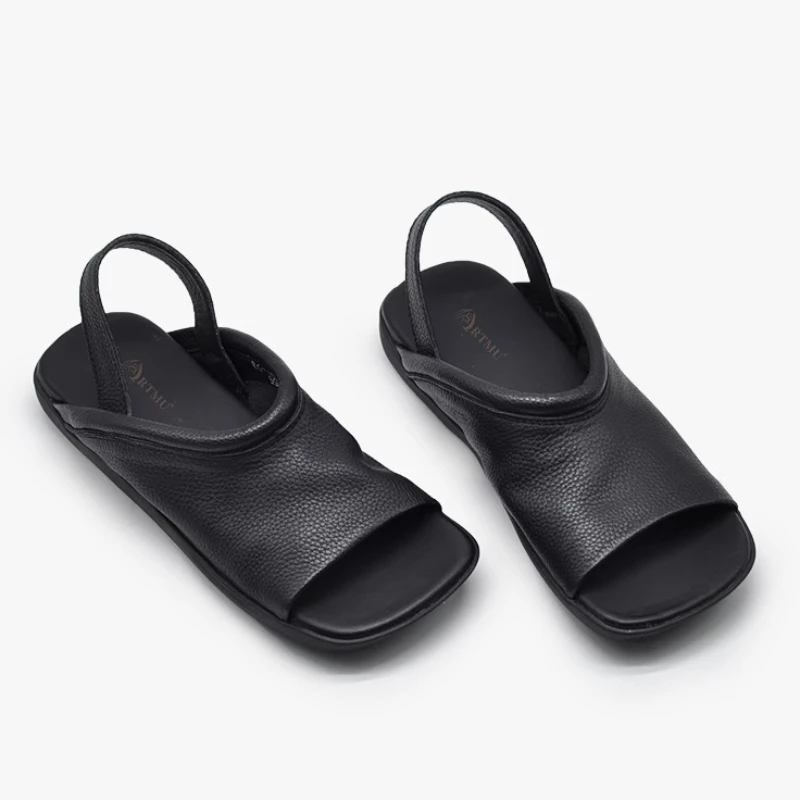 Women Square Toe Sandals Flats Slippers Beach Shoes New Summer Fashion Slingback Flip Flops Casual Woman Shoes Mujer Slides