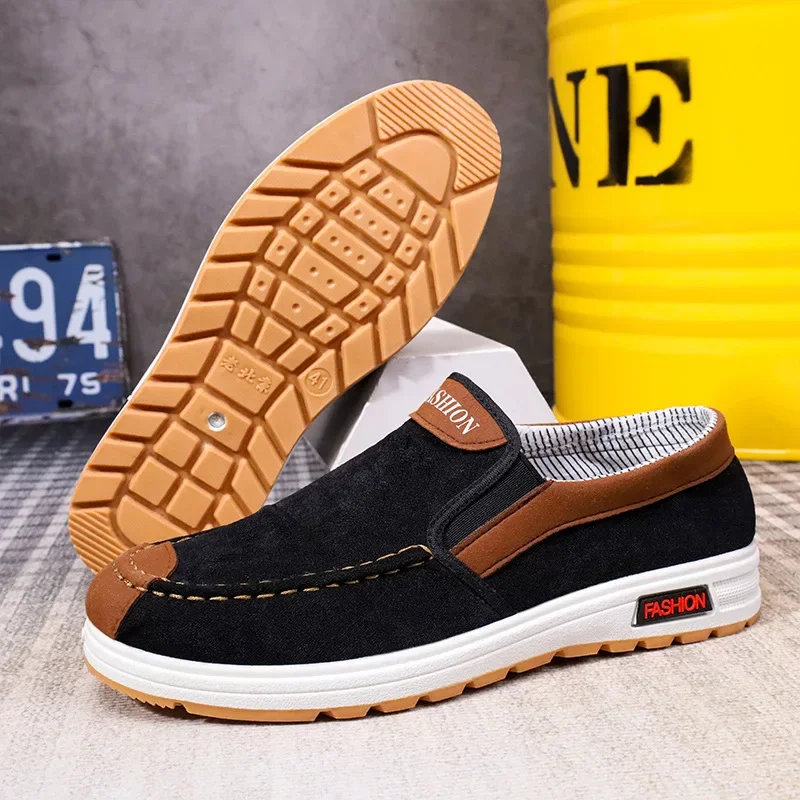 Casual Shoes for Men Plus Size Loafers Sneakers Slip On Vintage Flats