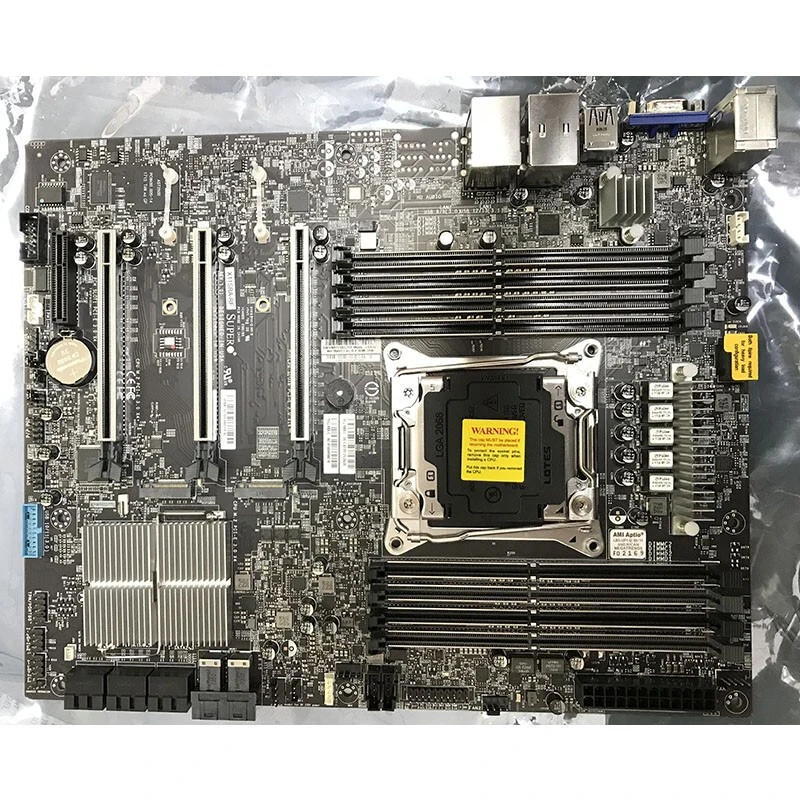 오리지널 서버 마더보드 M.2 RAID X11SRA-F C422 LGA2066 C9Z490-PGW LGA1200 Z490