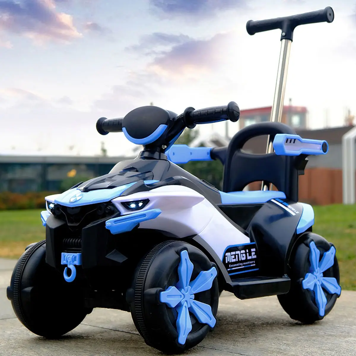 

6V Kids Ride On ATV, Electric 4-Wheeler Car for Boys Girls, with Remote Control, Bluetooth,4.5 km/h Max Speed