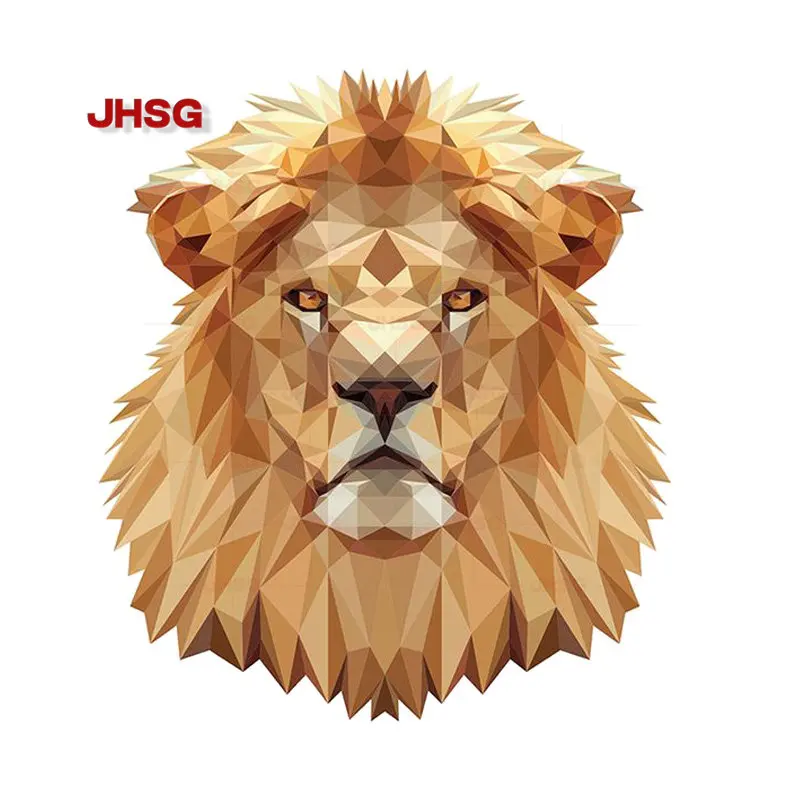 

Fun Lion Head PVC Motorcycle Sticker Precision Module Sticker