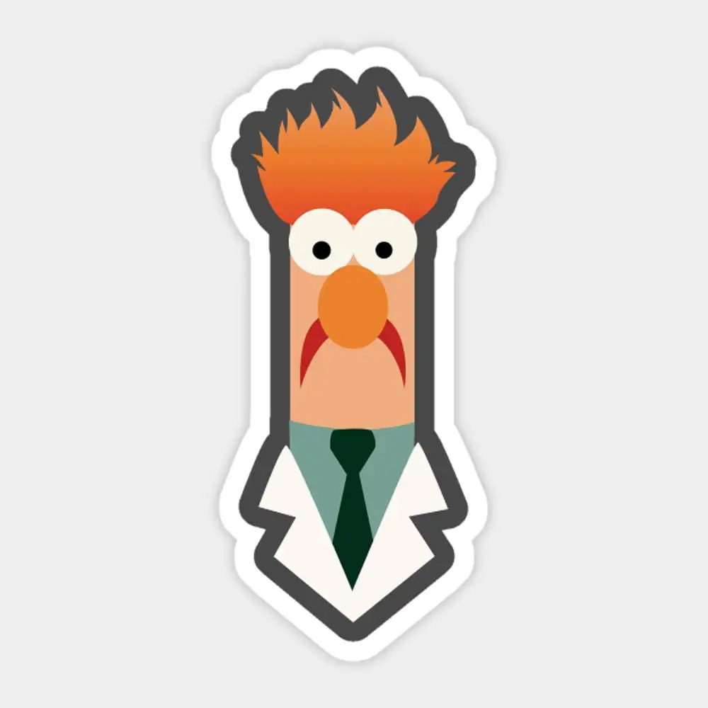 

Beaker Sticker for Laptop Decor Bedroom Car Cute Cartoon Art Fashionable Public Suitcase
