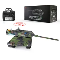 2.4Ghz Heng Long 1/16 Scale 7.0 Plastic Ver Leopard2A6 RTR RC Tank Model 3889 RC Panzer Vehicle TH17573 2