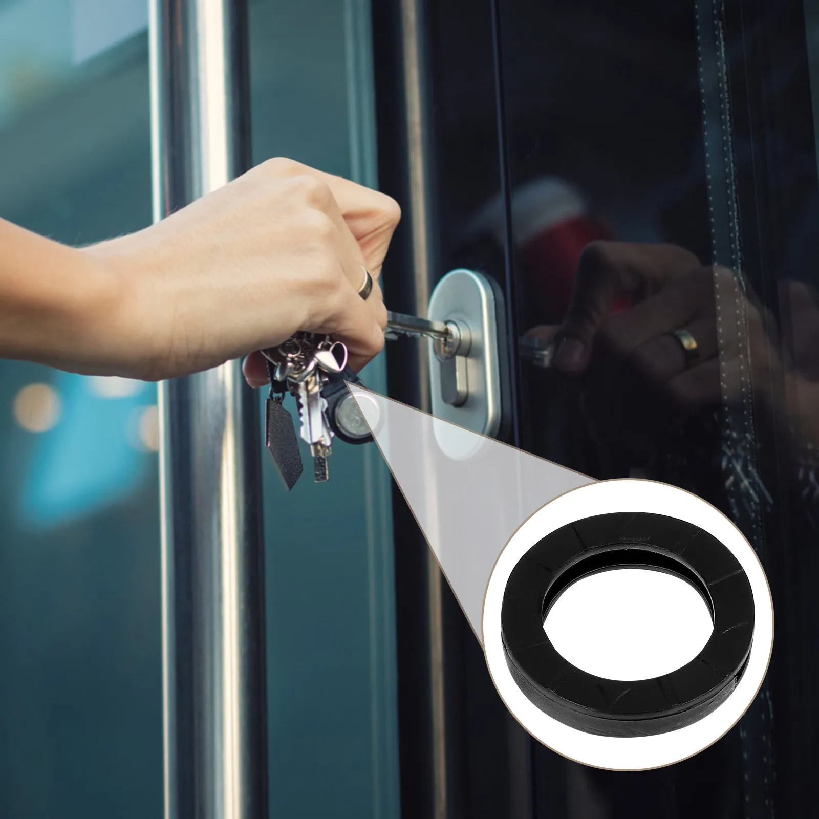 24개 실리콘 키 커버 캡 모든 종류의 키에 적합 강력한 고정력 세척 가능한 키 식별기 가정 및 사무실 키 정리용