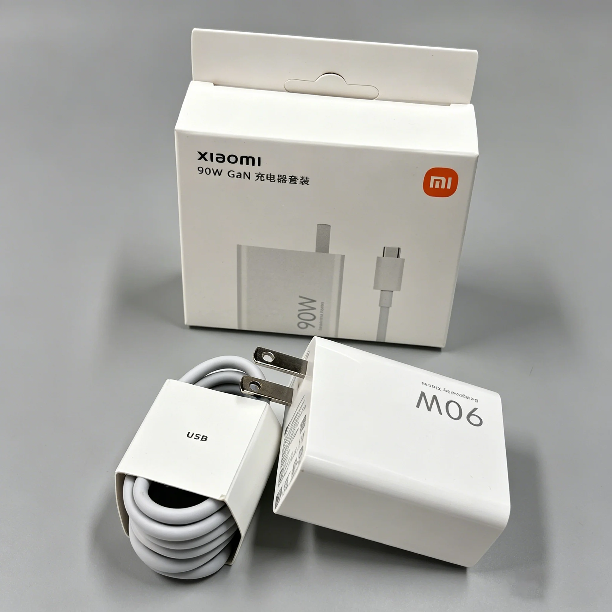 ตัวเลือกสินค้า เครื่องชาร์จ Mi 90W USB-C ชาร์จเร็ว Turbo Charge