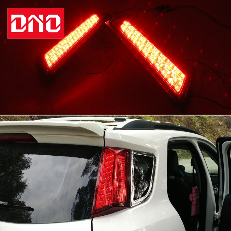 

Car LED Rear Bumper Lamps For Ford Ecosport 2013 2014 2015 2016 Fog Lamps Brake Turn Signal Reflector Indicators Taillights