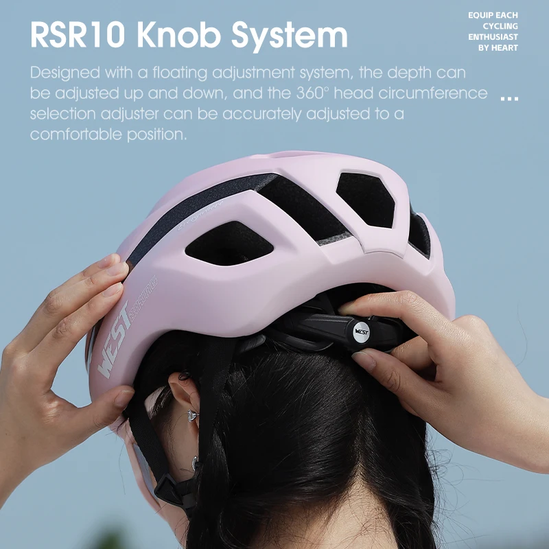 WEST BIKING Aerodynamic Cycling Helmet Lightweight Integrated