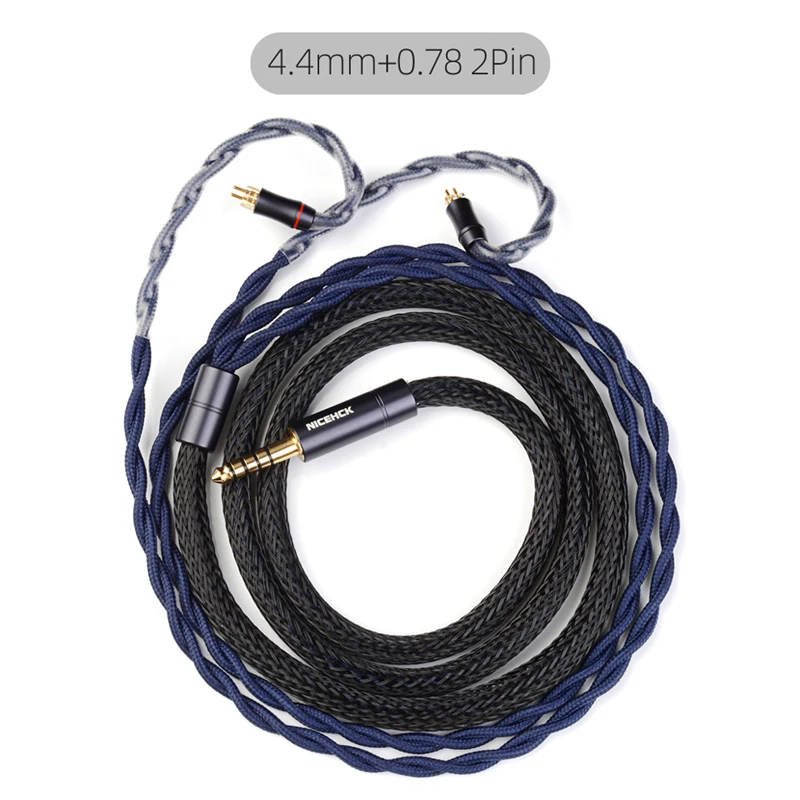 NiceHCK DragonScale 7N OCC+ Palladium Silver Alloy Mixed Earphone 
