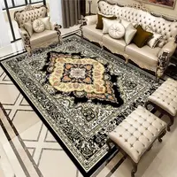 European Living Room Carpet Large Size Household Decorative Bedroom Luxury Rug Non-slip Washable Entryway Doormat Bath Mat 1