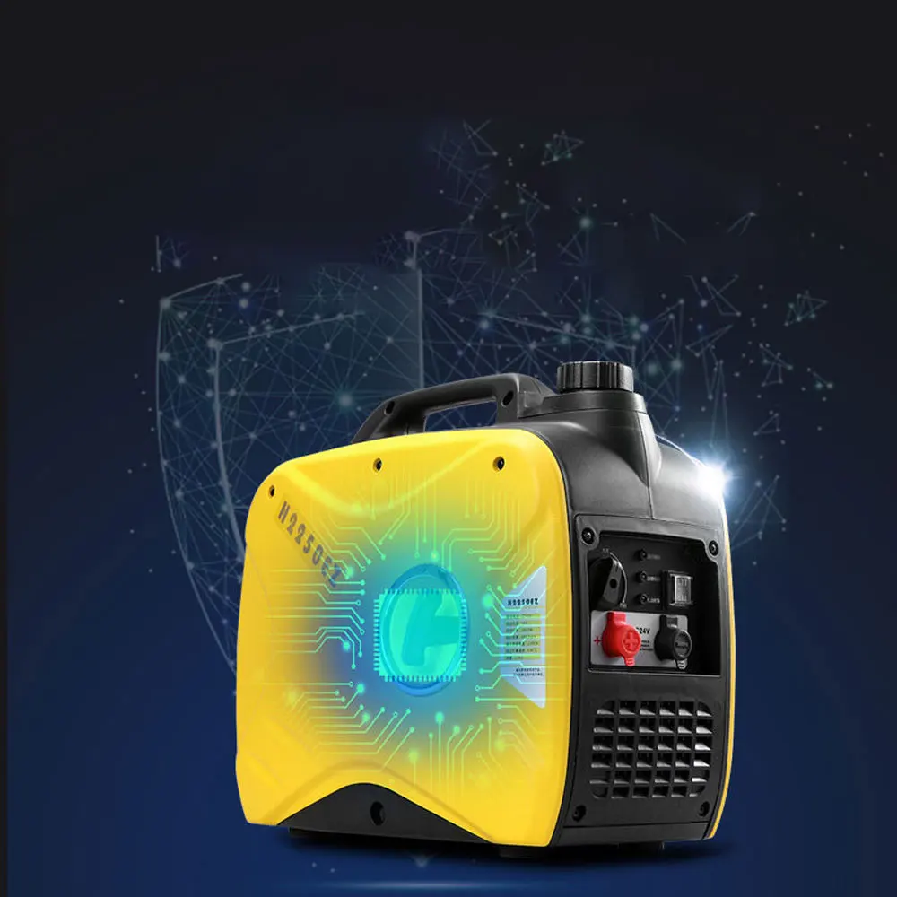 24V 3000W Parking Air Conditioner Gasoline Generator Remote Control Start Dc Truck On-board Mute Small Generator
