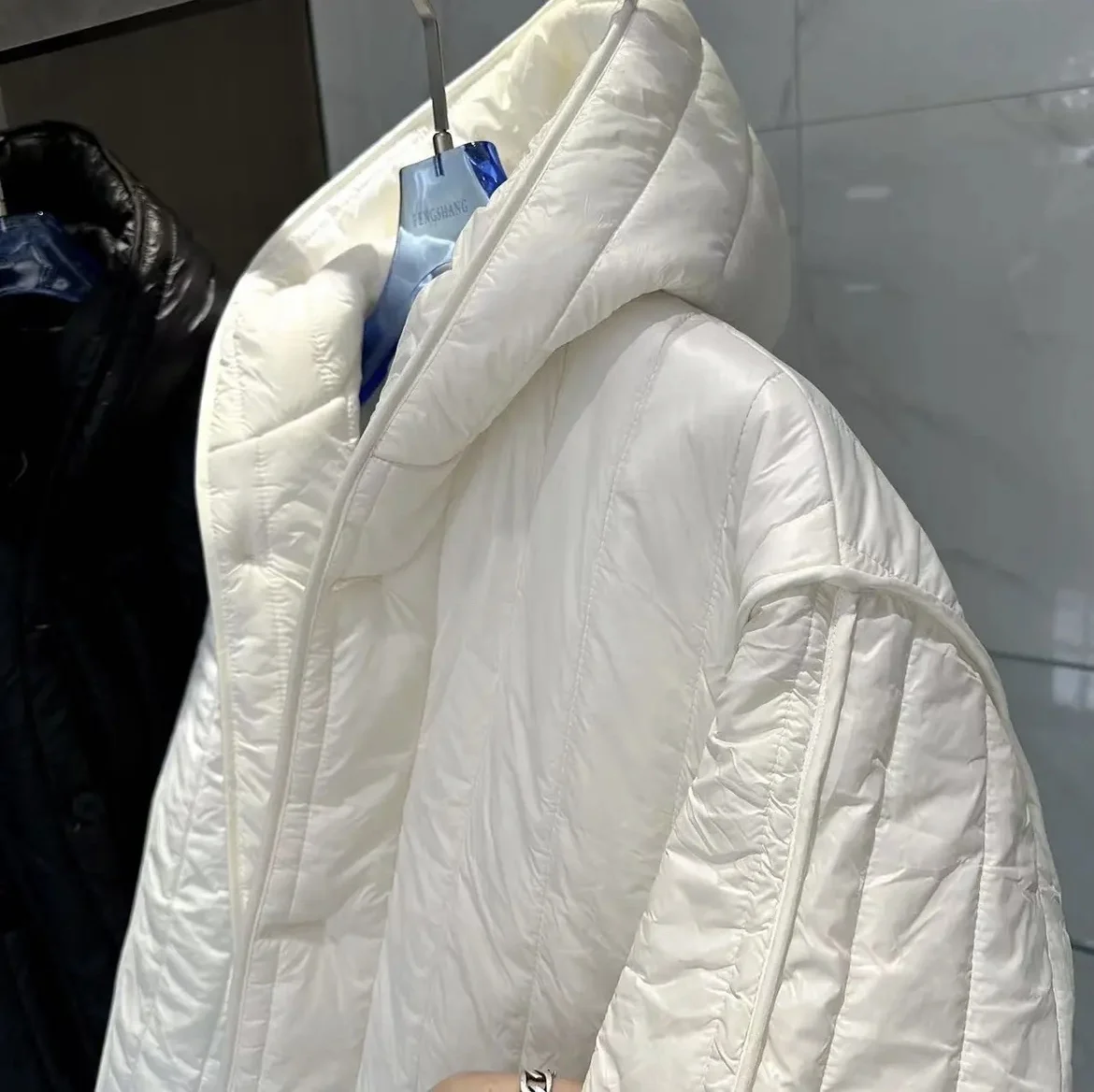 Fashionable Autumn Winter New Men Women All-Matching Trendy Coat Simple Hooded Cotton Jacket Loose Solid Color Couple Coats