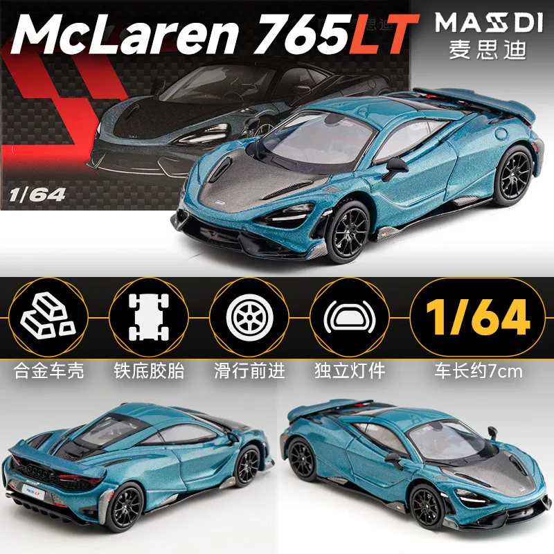 In Stock Masdi 1:64 Mclaren Senna Alloy Miniature Diecast Model