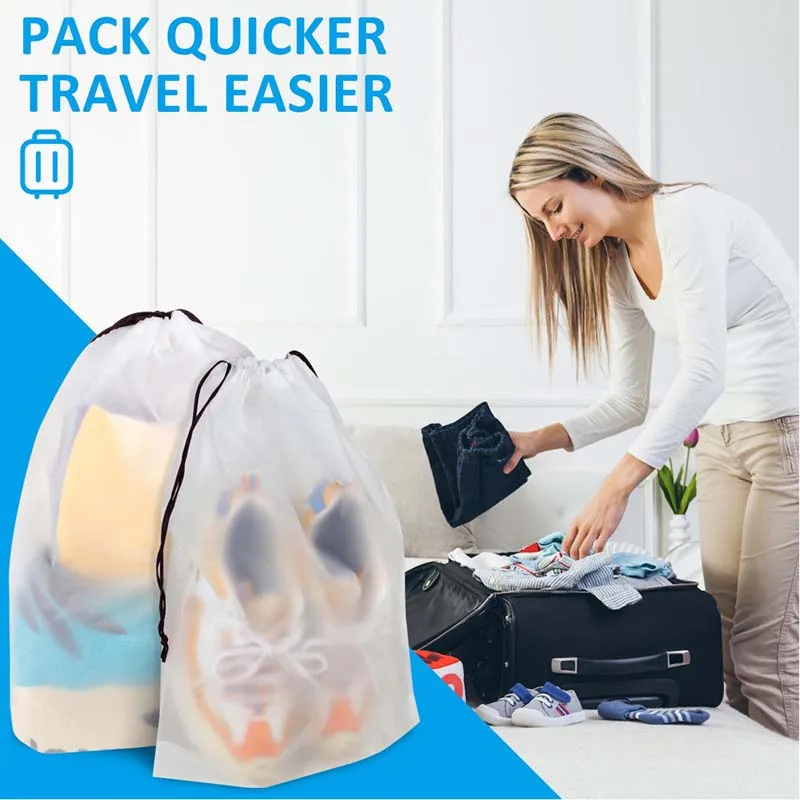 10Pcs Portable Shoe Clothes Storage Bag Waterproof Storage Bags for Underwear Bra Pants Makeup Shoe Organizer Home Accessories 5