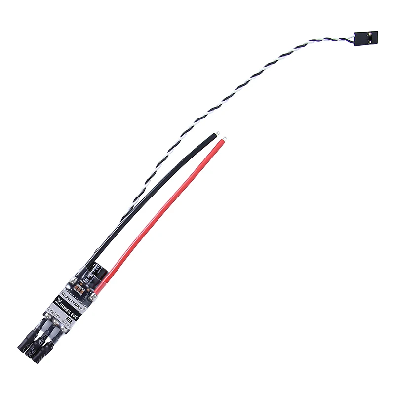 Détail des soudures et du micrologiciel BLHeli_S sur l'ESC SUNNYSKY X30A 30A pour drone FPV.