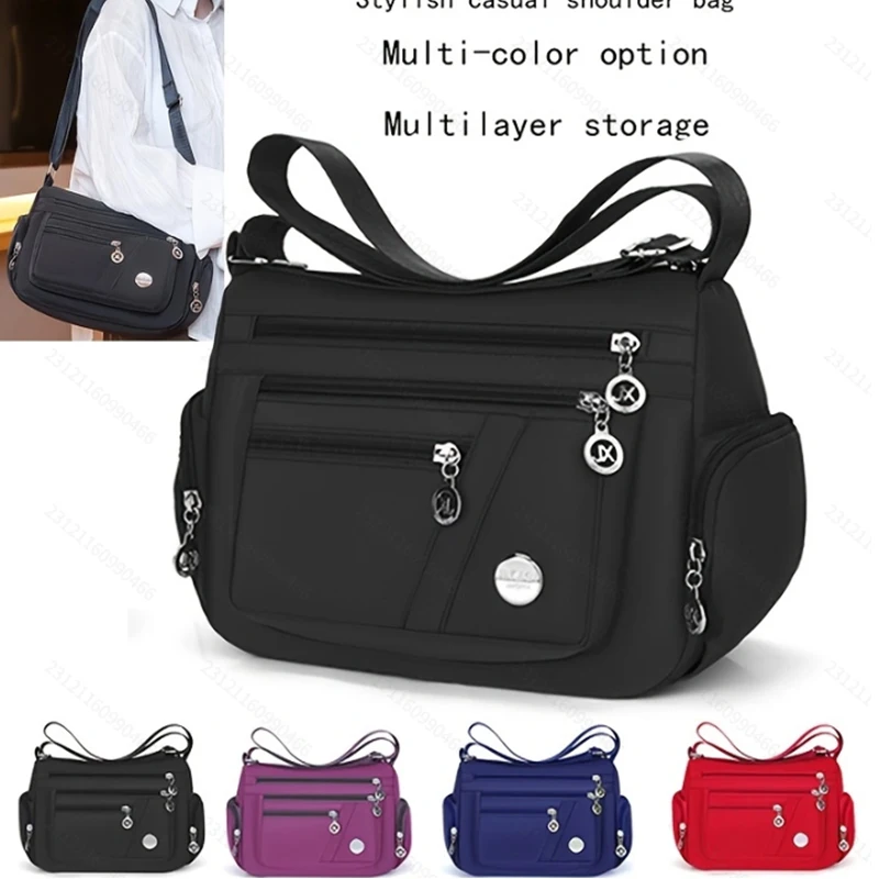 Oxford cloth single-shoulder crossbody bag for men and women Oxford cloth single-shoulder crossbody bag for men and women