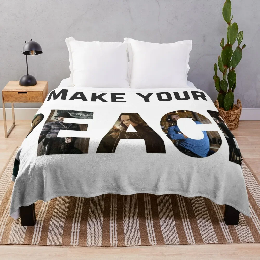 

Make Your Peace Throw Blanket blankets and throws christmas decoration Shaggy Blankets