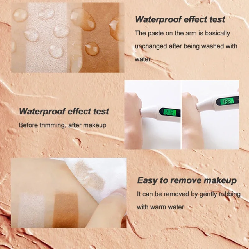 Foundation Cream For Face Concealer Contouring Bronzer Professional Makeup Base Beauty Women's Cosmetics sponge head concealer,liquid concealer,makeup concealer,waterproof concealer,face concealer,face concealer pen,concealer powder,concealer palette,concealer foundation cream,makeup base cream