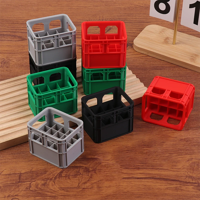 1pc 3D Printed Battery Storage Box DIY Beer Crate No. 5 AA No. 7 AAA Battery Stackable Storage Basket