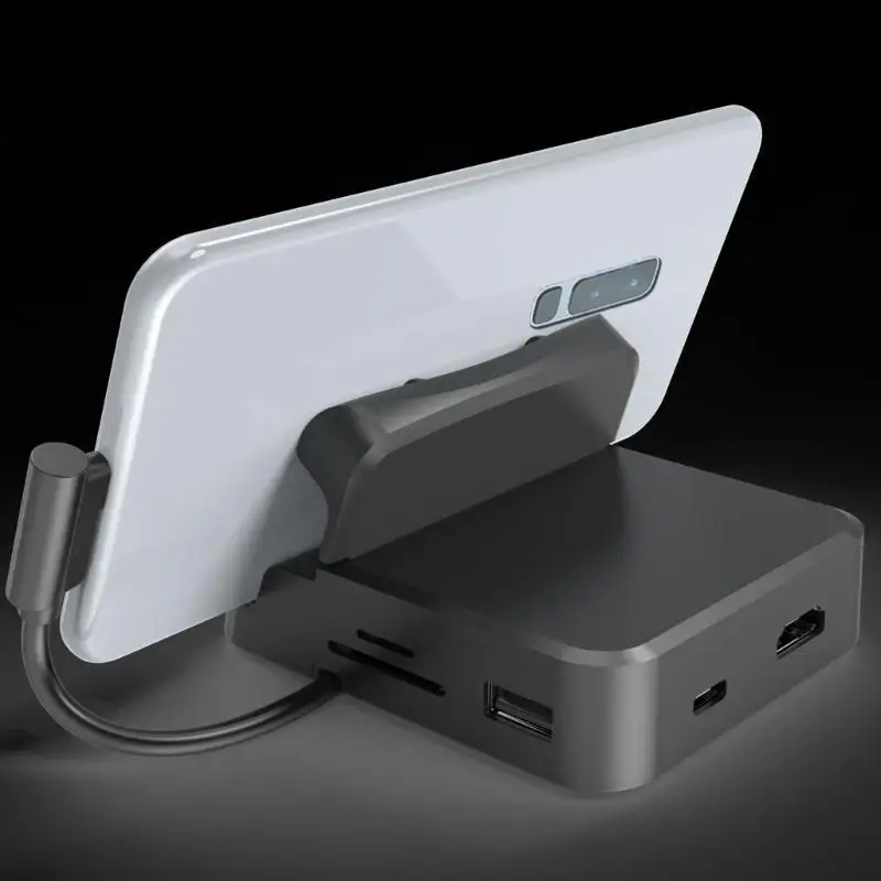 31BA MultiDevice USB C 도킹 스테이션 USB C 허브(데이터 포트 포함) PD 충전 포트 메모리 카드 리더기, 연결성 향상
