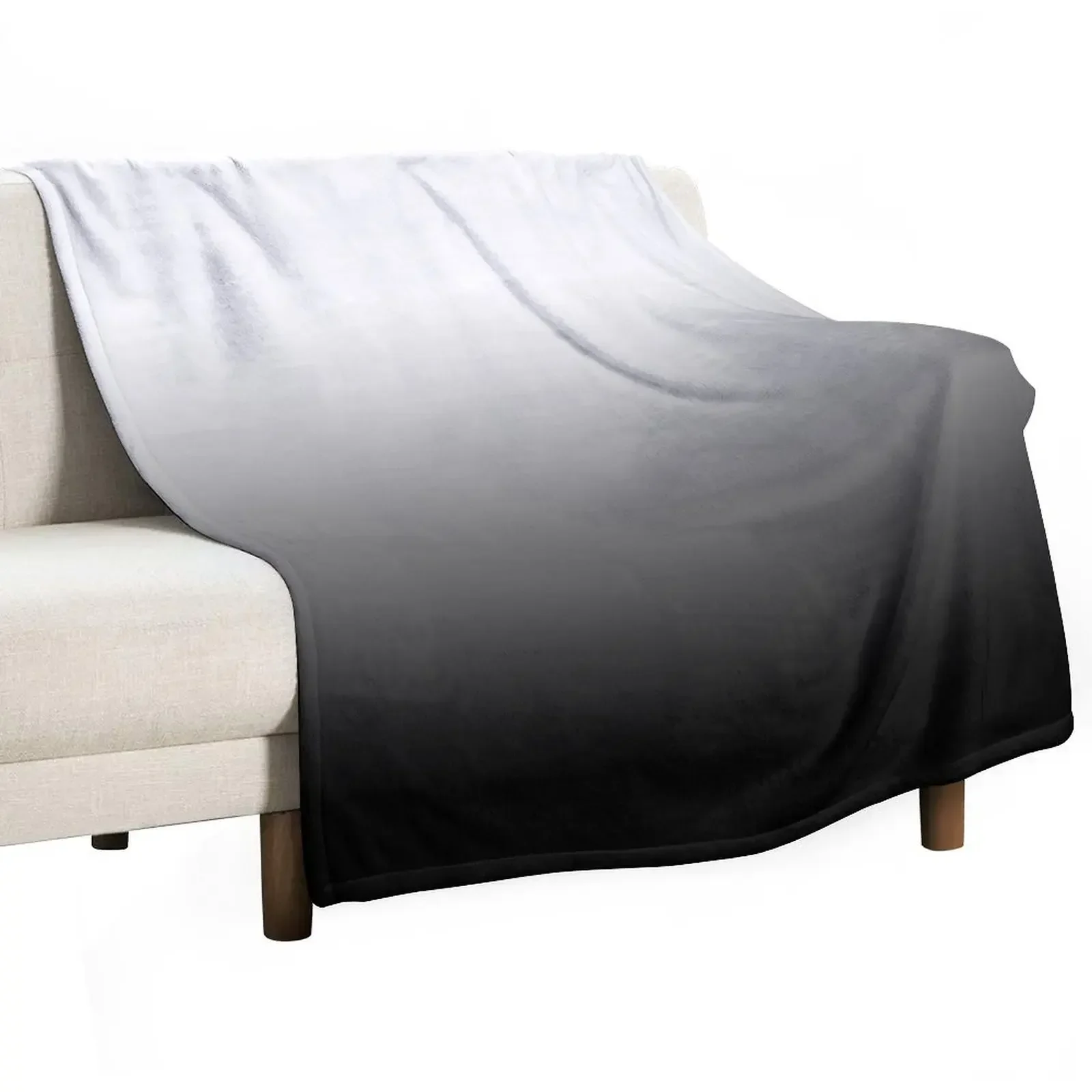 

Black Ombre Gradient Throw Blanket cosplay anime Moving Luxury St Blankets