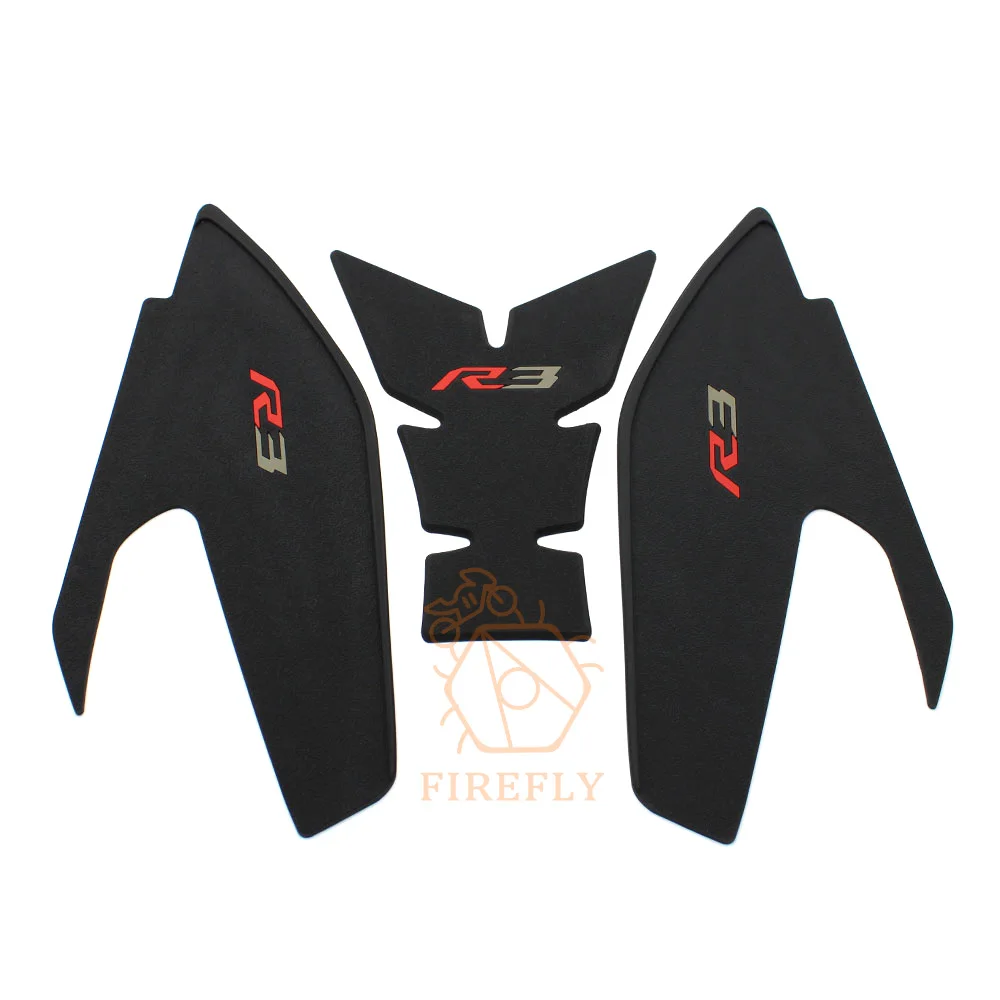 오토바이 탱크 패드 보호대, YAMAHA YZF R3 연료 탱크 패드 스티커, YZF-R3 2019 2020 2021 2022 2023