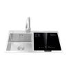 Ultrasonic 304 Stainless Steel Kitchen Automatic Fruit And Vegetable Washer Commercial Sink Freestanding Dishwasher 2