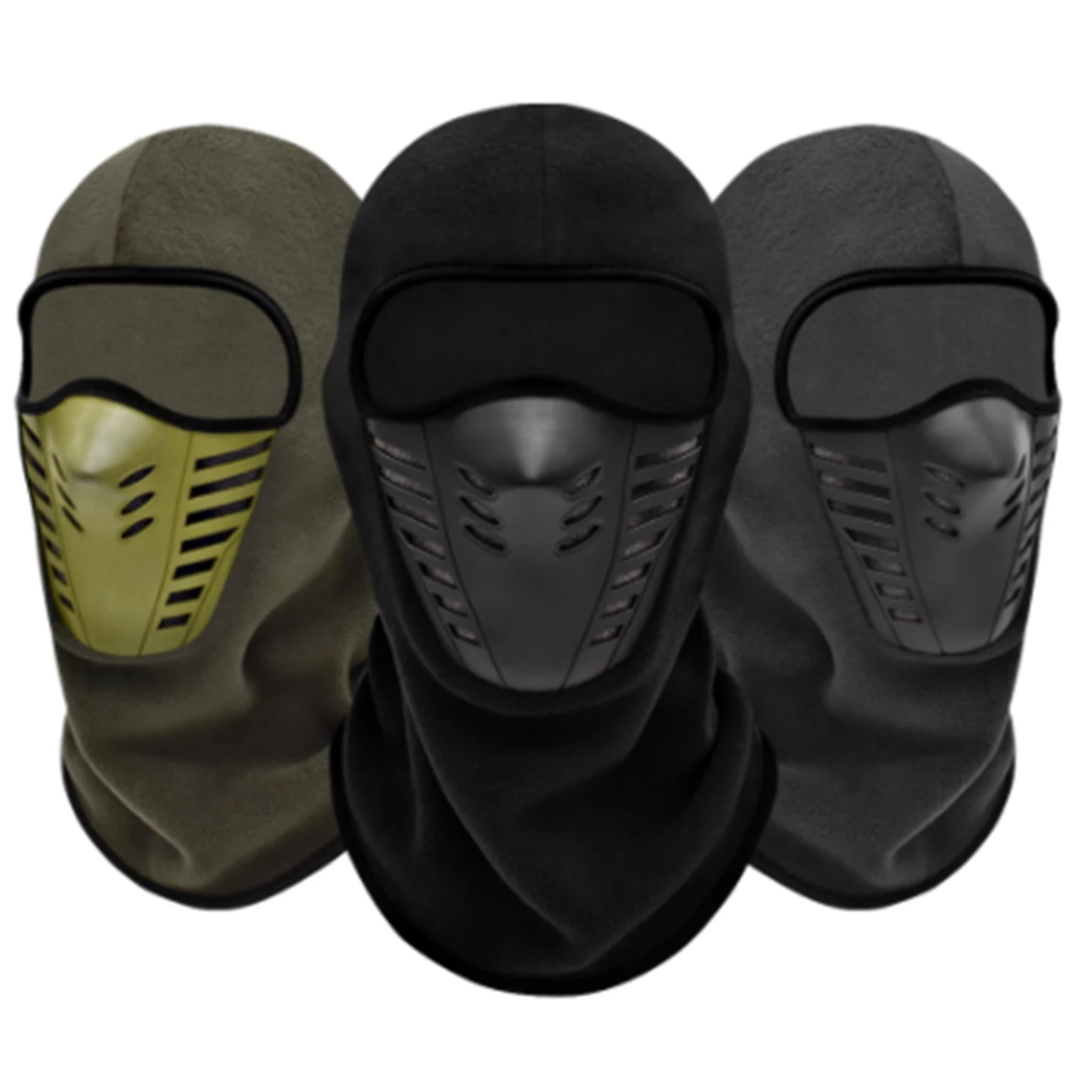 

Motorcycle Face Cover Black Ski Covers Winter Windproof Face Gaiter Thermal Riding Cover With 3D Air Vent Breathable Motorcycle