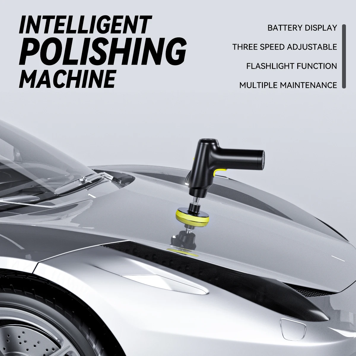 Car Polisher Machine Adjustable Speed Cordless Auto Polish Waxing Machine Car Polishing Wireless Electric Polishing Wax Tool