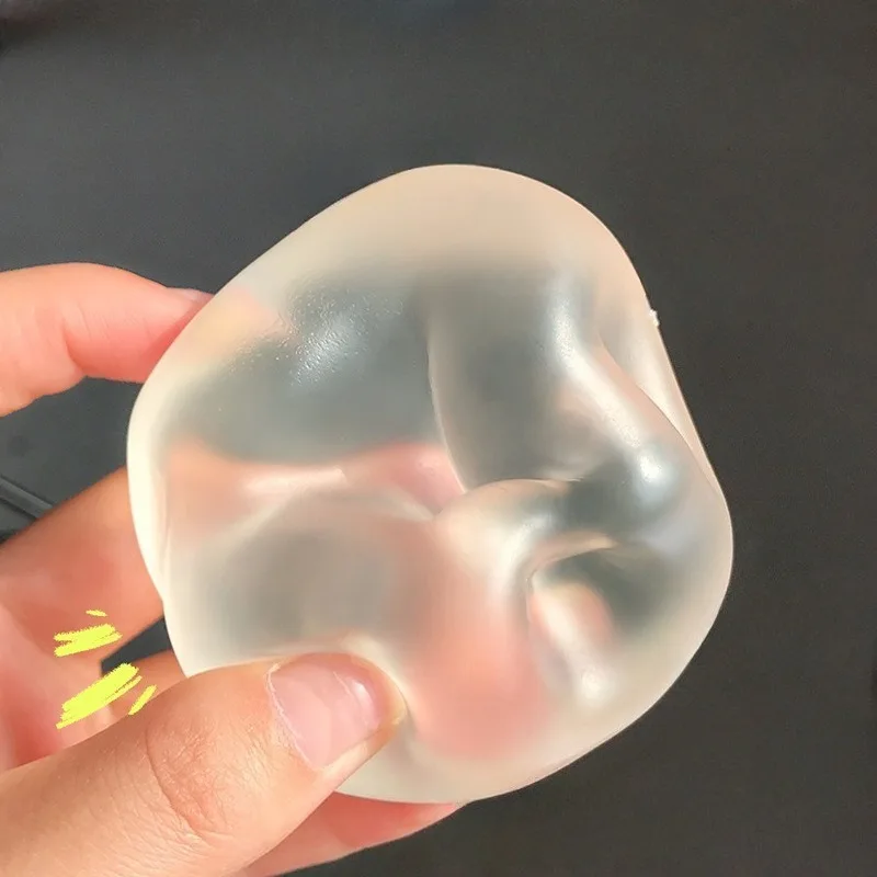 Quetschbares Mochi-Fidget-Spielzeug aus transparentem Kokosöl mit Maltosefüllung – lustiges Anti-Stress-Sinnesspielzeug für Erwachsene_voghion.com