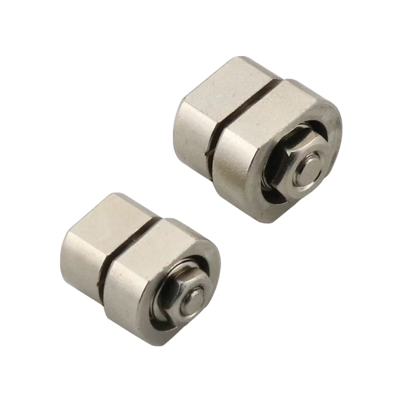 Small Torque Pivot Hinge With Free Stop Damping One Piece Shaft 360 Degree Adjustable Stop