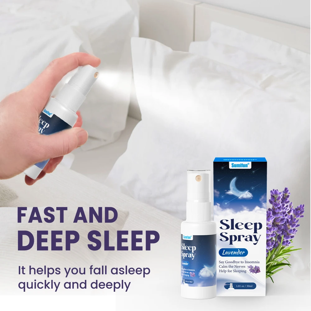 30ml Sumifun Insomnia Spray Sleeping Neurasthenia Soothing Sleep Aid Relieve Anxiety Decompression Headache Care