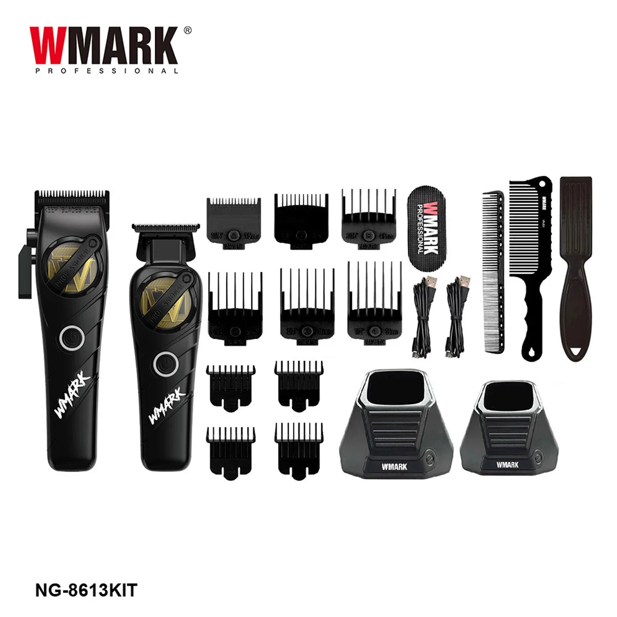 WMARK NG-8613KIT BRDCLIP バリカンセット プロ仕様 メンズ ヘア