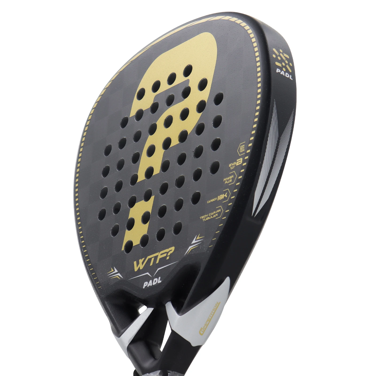 Professional Padel Rackets 18k Carbon fiber with EVA Memory Flex Foam Core Raqueta Outdoor Sports Ball Racket Lightweight
