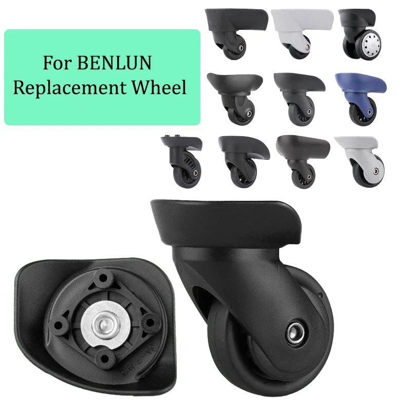 FOR BENLUN Silent Wheel Suitcase Pulley Accessories Trolley Case Replacement Suitcase Universal Wheel Wear-Resistant Repair
