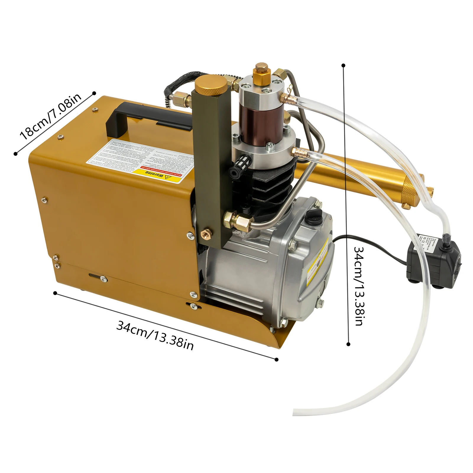 30MPA 1.8KW Electric High Pressure Air Pump Diving Pump Portable PCP Air Compressor