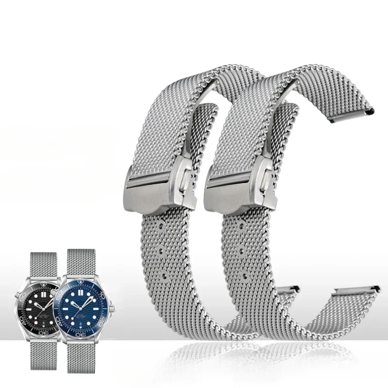 Haima 300 Super Master 007 Cinturino Per Orologio Da Uomo Omega Outdoor Impermeabile In Acciaio Raffinato Observer Milano Mesh Belt 20Mm Cinturino Per
