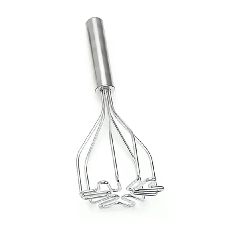 Potato Masher Potatoes Crusher Stainless Steel Pressed Potato Masher Ricer Puree Juice Maker Potato Pusher Smooth Mashed Fruit Tools Kitchen