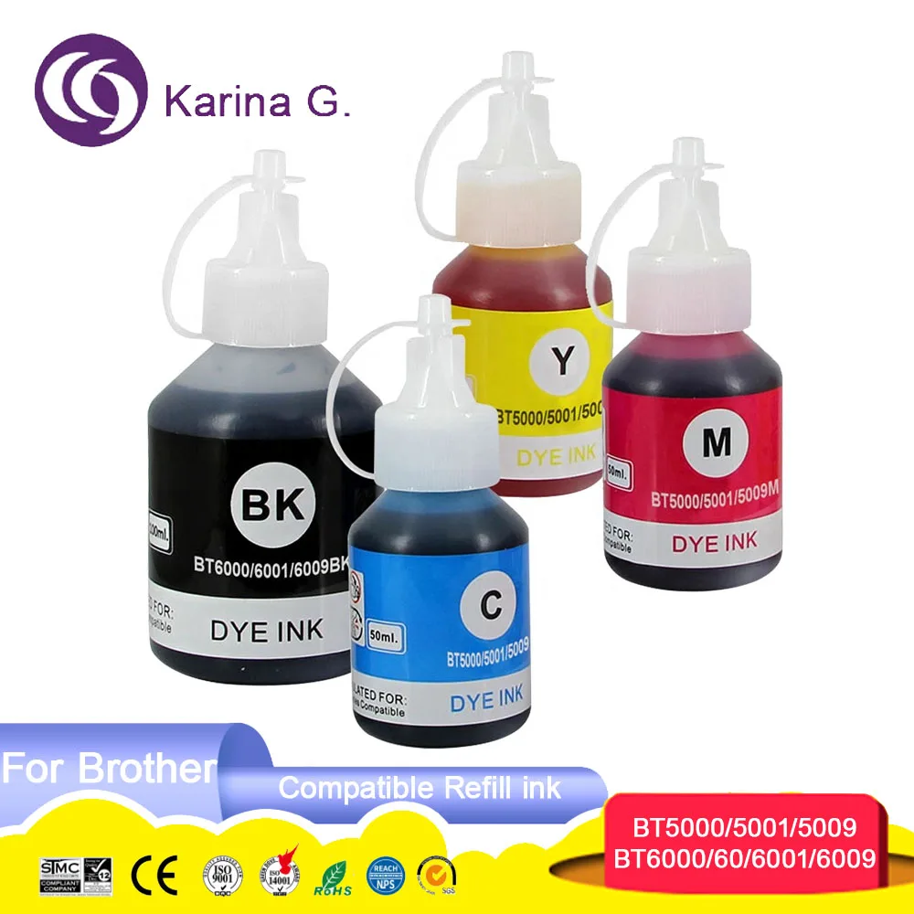BTD60 BTD60BK BT6001BK BT6000 BT5000 BT6000BK Compatible Bottle Water Based Refi