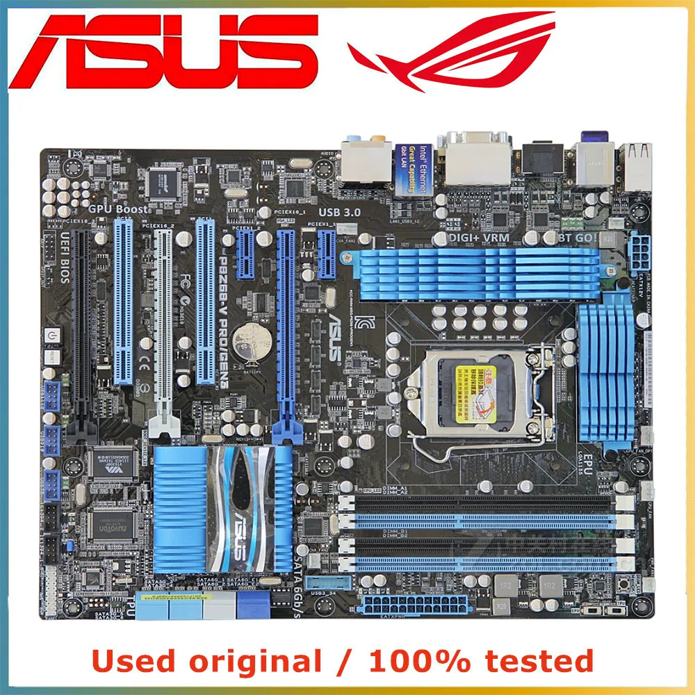 

For ASUS P8Z68-V Pro/GEN3 Computer Motherboard LGA 1155 DDR3 16G For Intel Z68 P8Z68 Desktop Mainboard SATA III PCI-E 3.0 X16