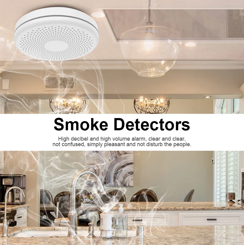 2 in 1 wifi smoke co alarm detector sensor with smart life app € 37,25