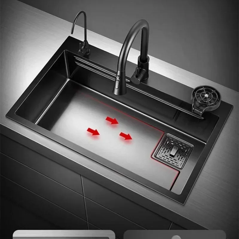 Kitchen Dish Sink Thickened 304 Stainless Steel Household Dish Washing Large Sink Undertable Waschbecken K&uuml;che