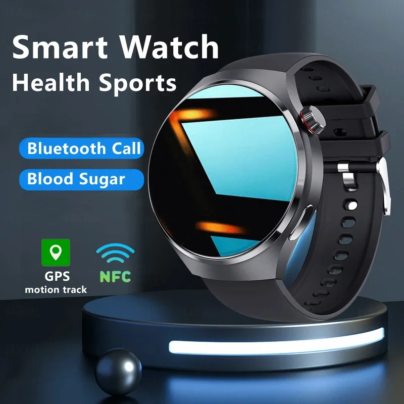 

For HUAWEI GT4 Pro GPS NFC Smart Watch Men 360*360 AMOLED Screen Heart rate Bluetooth Calling IP68 Waterproof Smartwatch For Men