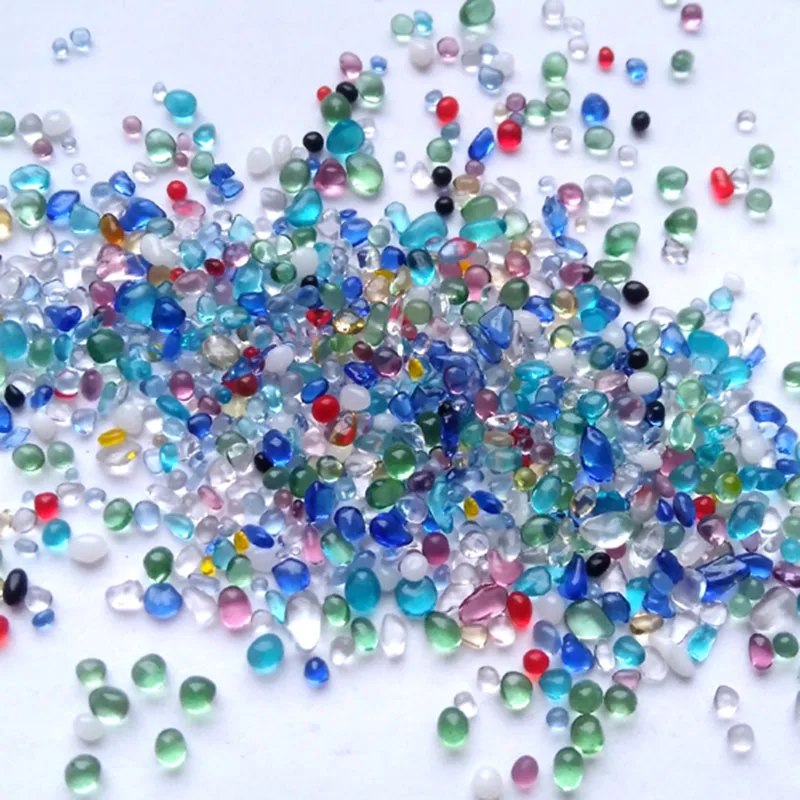 aquarium ornaments miniature ornament ornament crafts crystal stone ornament crystal ornament miniature figurines Colorful Stone Fish Tank Rock Pet Water Fountain Sand Garden Decoration Miniatures Terrarium Aquarium Pebble Crystal Accessories